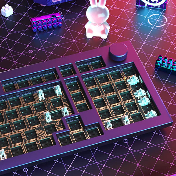 JAMESDONKEY RS2 Cyberpunk Aluiminum Wireless Mechanical Keyboard - WhatGeek