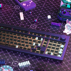 JAMESDONKEY RS2 Cyberpunk Aluiminum kabellose mechanische Tastatur