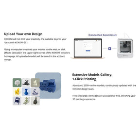 KOKONI EC1 3D Printer with Instant AI 3D Modeling