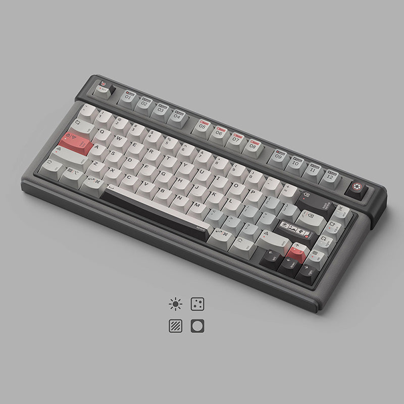 KeyTok Smile Turn To 90's Dye-Sub PBT Keycaps