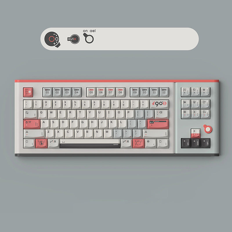 KeyTok Smile Turn To 90's Dye-Sub PBT Keycaps - Thumbnail 2