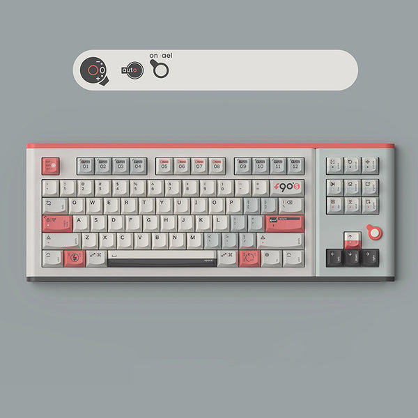 KeyTok Smile Turn To 90's Dye-Sub PBT Keyaps