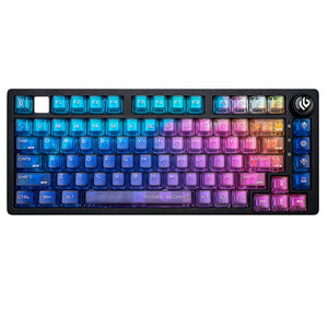LEOBOG Color Frosted Transparent Keycaps Set Cherry Profile 115 Keys
