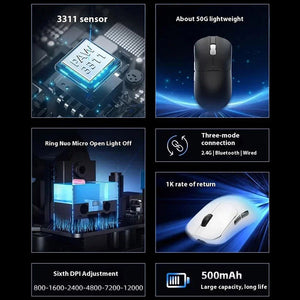 LEOBOG GM3 Wireless Lightweight Gaming Mouse