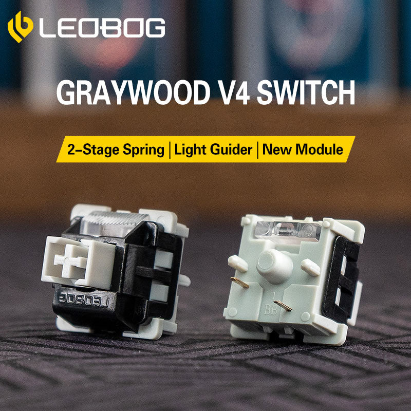 LEOBOG Graywood V4 Linear Switches - WhatGeek