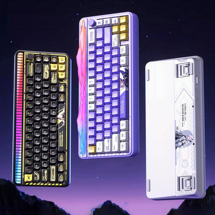 LEOBOG Hi65 Tri-Mode Wireless Aluminum Mechanical Keyboard Anime