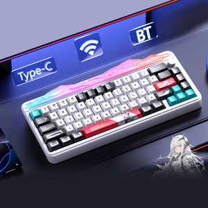 LEOBOG Hi65 Tri-Mode Wireless Aluminum Mechanical Keyboard Anime