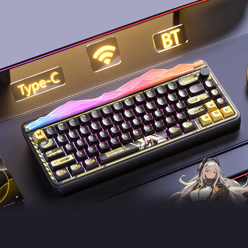 LEOBOG Hi65 Tri-Mode Wireless Aluminum Mechanical Keyboard Anime