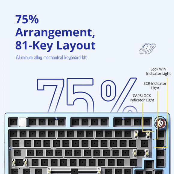 WhatGeek x LEOBOG Hi75 Wired Aluminum DIY Kit