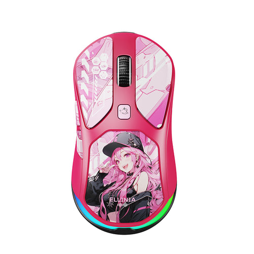 LINGBAO M7 Anime Wireless Gaming Mouse Ellinia Lucynirel Seraphina