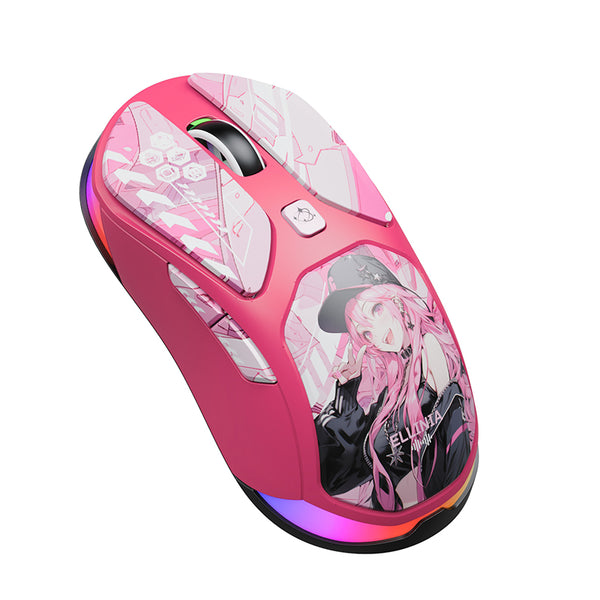 LINGBAO M7 Anime Wireless Gaming Mouse Ellinia Lucynirel Seraphina