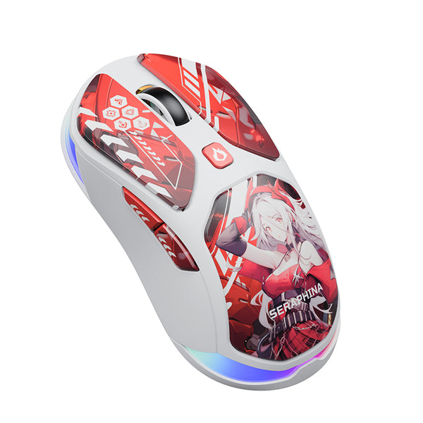 LINGBAO M7 Anime Wireless Gaming Mouse Ellinia Lucynirel Seraphina