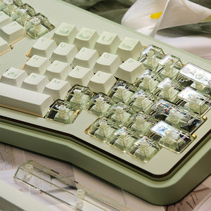 LOERENT Deerwood Whisper Transparent Keycap Set Cherry Profile