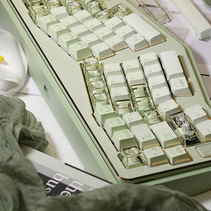 LOERENT Deerwood Whisper Transparent Keycap Set Cherry Profile