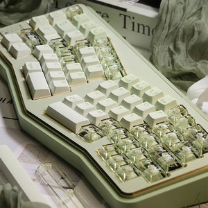 LOERENT Deerwood Whisper Transparent Keycap Set Cherry Profile