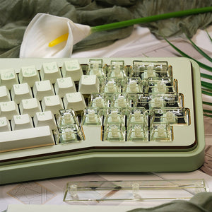 LOERENT Deerwood Whisper Transparent Keycap Set Cherry Profile