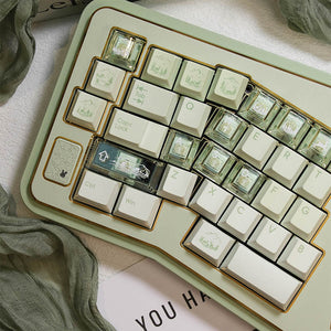 LOERENT Deerwood Whisper Transparent Keycap Set Cherry Profile