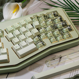LOERENT Deerwood Whisper Transparent Keycap Set Cherry Profile