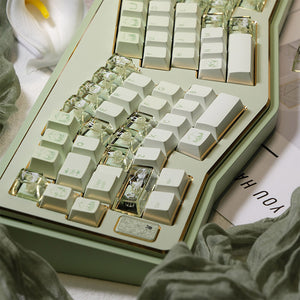 LOERENT Deerwood Whisper Transparent Keycap Set Cherry Profile