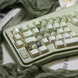 LOERENT Deerwood Whisper Transparent Keycap Set Cherry Profile