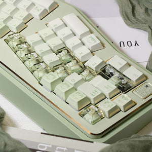 LOERENT Deerwood Whisper Transparent Keycap Set Cherry Profile