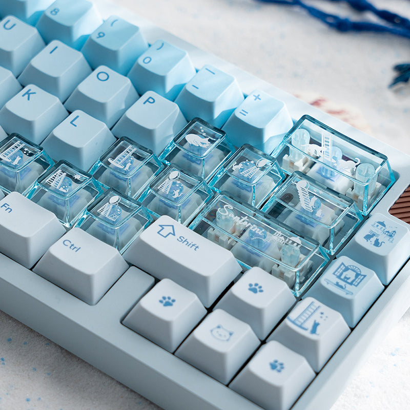 LOERENT_Santorini_s_Cat_Keycap_Set_Cherry_Profile_11