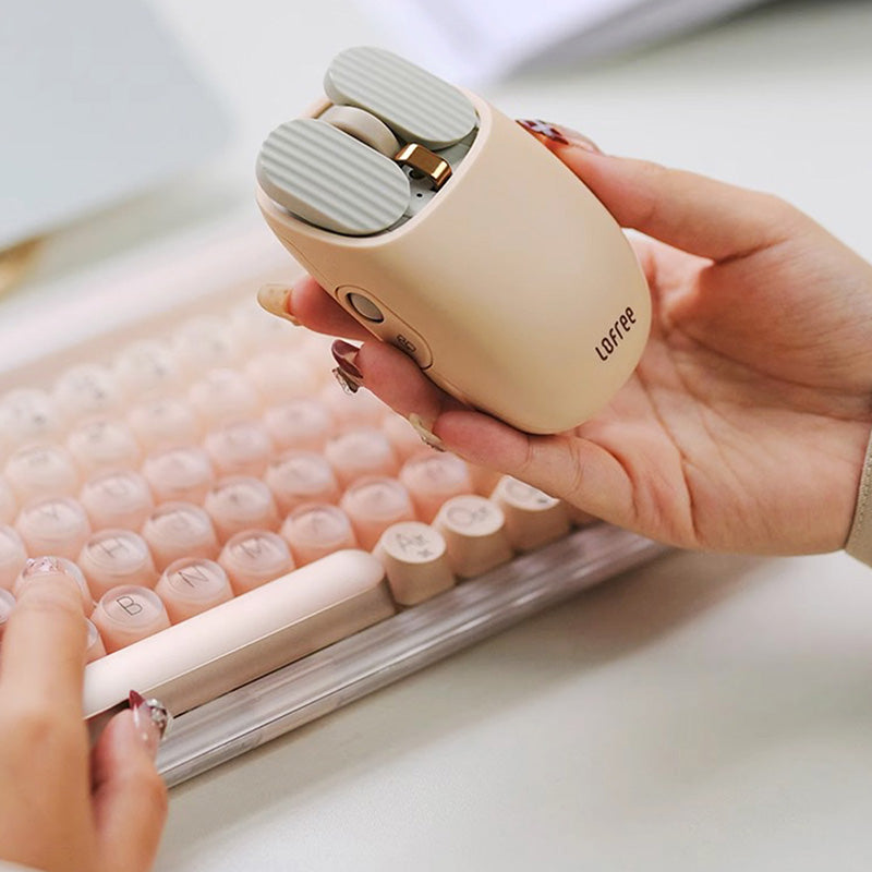 LOFREE_Wavy_Chips_Milk_Tea_Dual-Mode_Wireless_Mouse_3