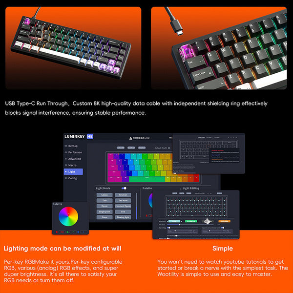 LUMINKEY Magger 68 HE Aluminum Magnetic Switch Gaming Keyboard