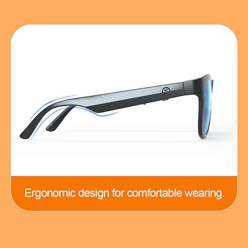 Lenovo Lcoo C8 smart sunglasses wearing