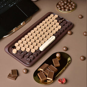Lofree EH112S DOT Point Bluetooth Chocolate Mechanical Keyboard
