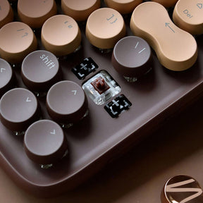 Lofree EH112S DOT Point Bluetooth Chocolate Mechanical Keyboard