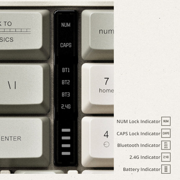 Lofree Block 98 kabellose mechanische Tastatur