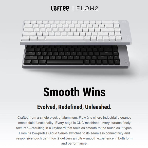 Lofree Flow 2 Low Profile Mechanical Keyboard: Smoothness, Evolved