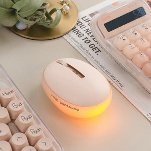 Lofree Pudding Foundation Wireless Mouse LED Lighting Translucent Design