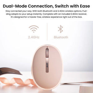 Lofree Pudding Foundation Wireless Mouse LED Lighting Translucent Design