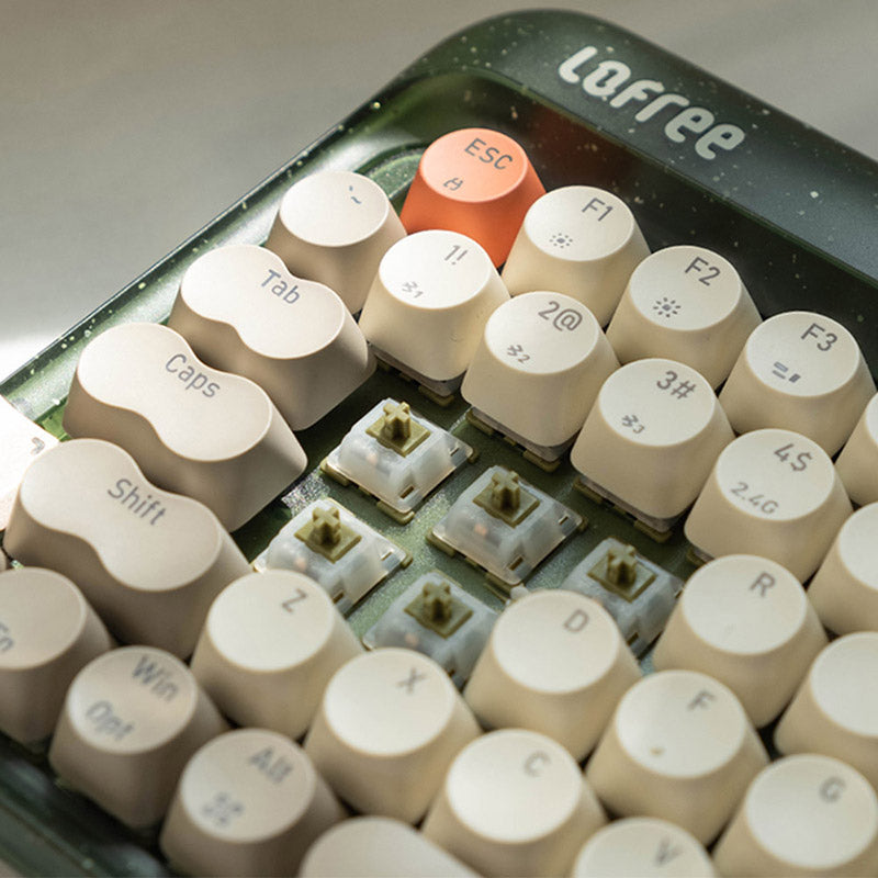 Keyboard Retrostart Lofree RETURN Retro Wireless Mechanical Keyboard - WhatGeek