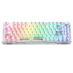 WhatGeek x Machenike K500F-B81 RGB Klare mechanische Tastatur