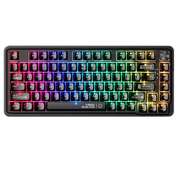 Tastiera meccanica trasparente WhatGeek x Machenike K500F-B81 RGB