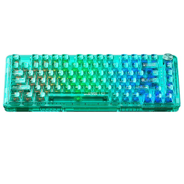 Tastiera meccanica trasparente WhatGeek x Machenike K500F-B81 RGB