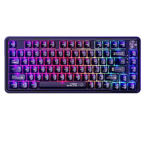 Tastiera meccanica trasparente WhatGeek x Machenike K500F-B81 RGB