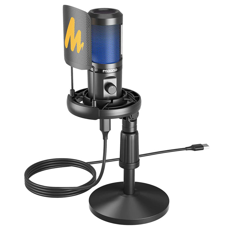 Microfone condensador de eletreto HyperX - QuadCast S USB