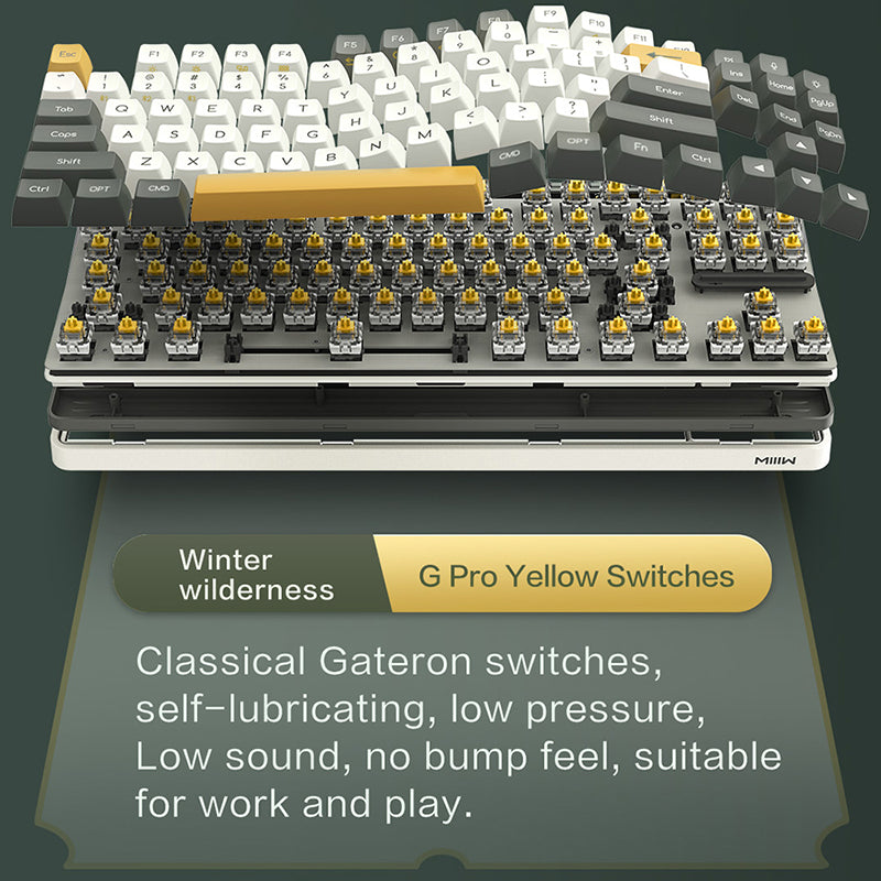 Xiaomi x MIIIW ART Series Z870 Wireless Mechanical Keyboard - WhatGeek