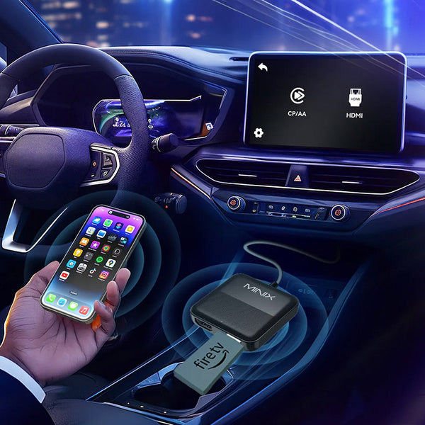 MINIX CA361 Plus Wireless CarPlay & Android Auto Adapter with HDMI