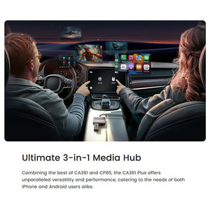 MINIX CA361 Plus Wireless CarPlay & Android Auto Adapter with HDMI