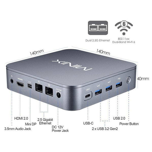 MINIX J51-C8 Max Mini PC with Intel N5105