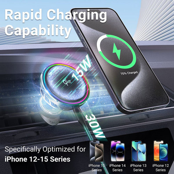 MINIX MCC01 Qi2 Magnetic Cooling Wireless Car Charger