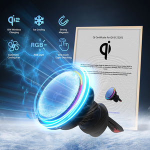 MINIX MCC01 Qi2 Magnetic Cooling Wireless Car Charger