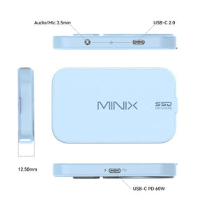 MINIX MSE01 SSD Enclosure with 4TB Support 10Gbps Speed