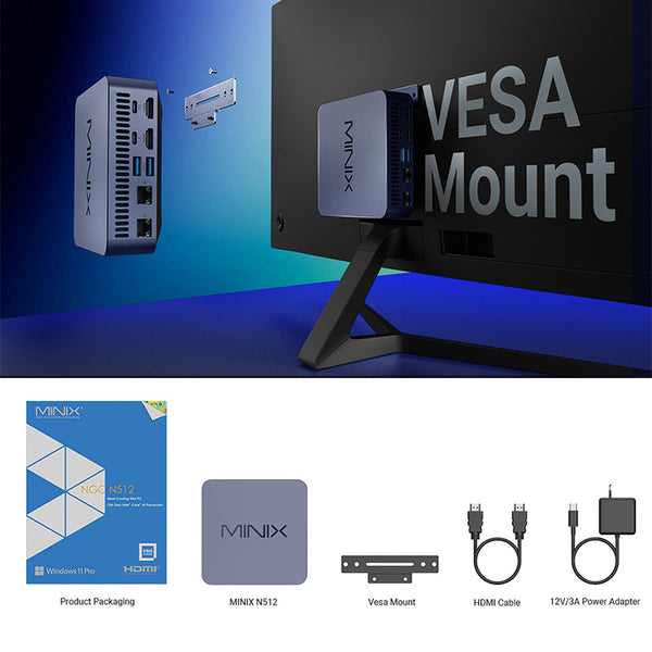 MINIX N512 Mini PC Intel i5-12600H