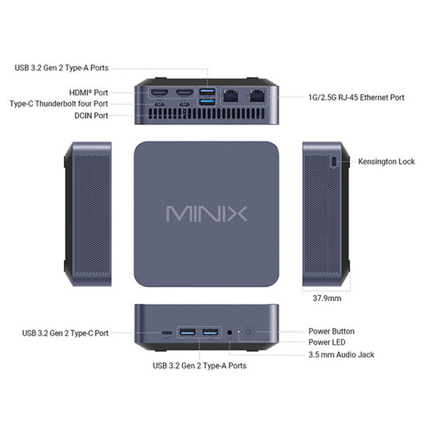 MINIX N512 Mini PC Intel i5-12600H
